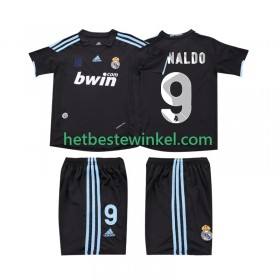 Real Madrid RONALDO 9 2009 2010 Voetbalshirts Retro Kind Uit